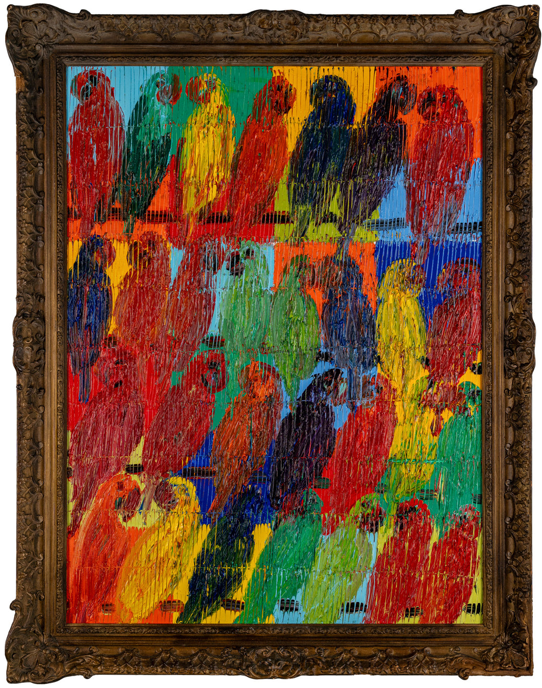 HUNT SLONEM - Lories, 2023