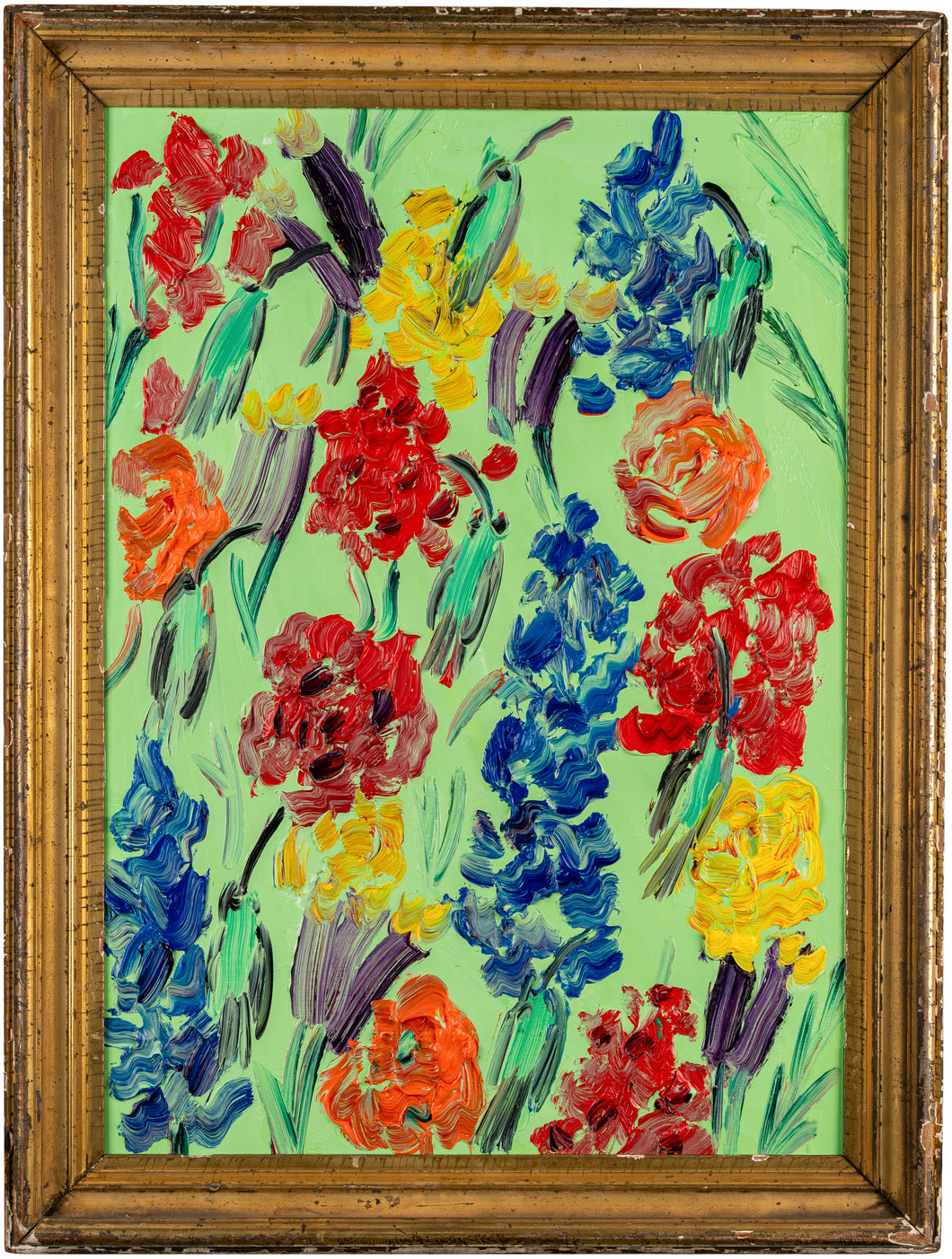 HUNT SLONEM - Hummingbird Passion Plant, 2023