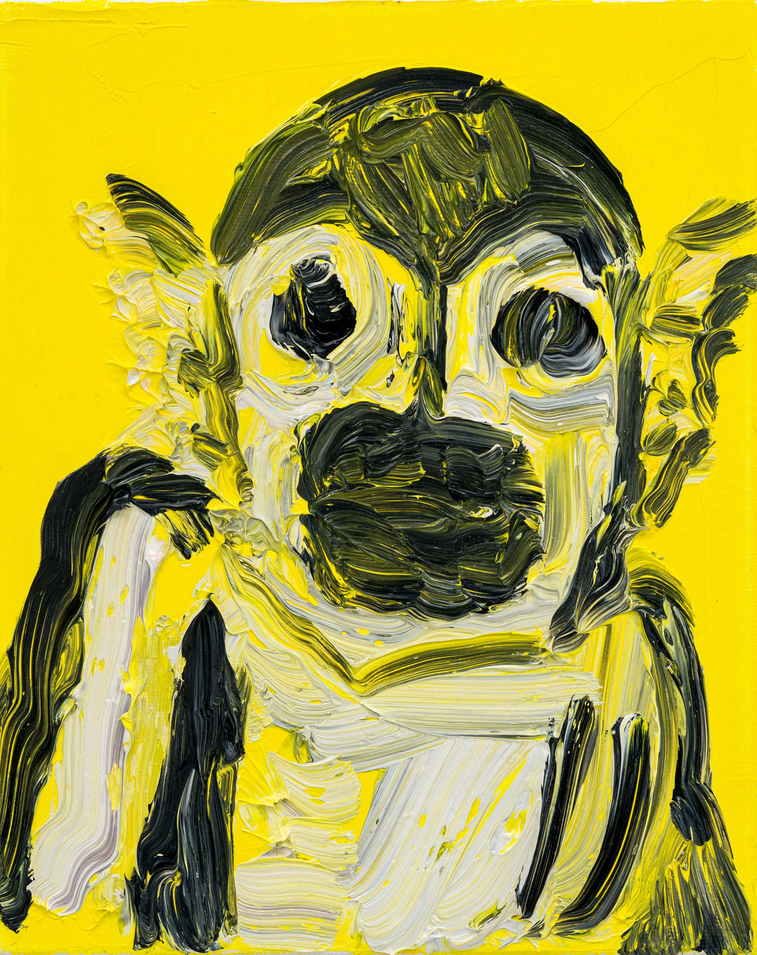 HUNT SLONEM - SQUIRREL MONKEY