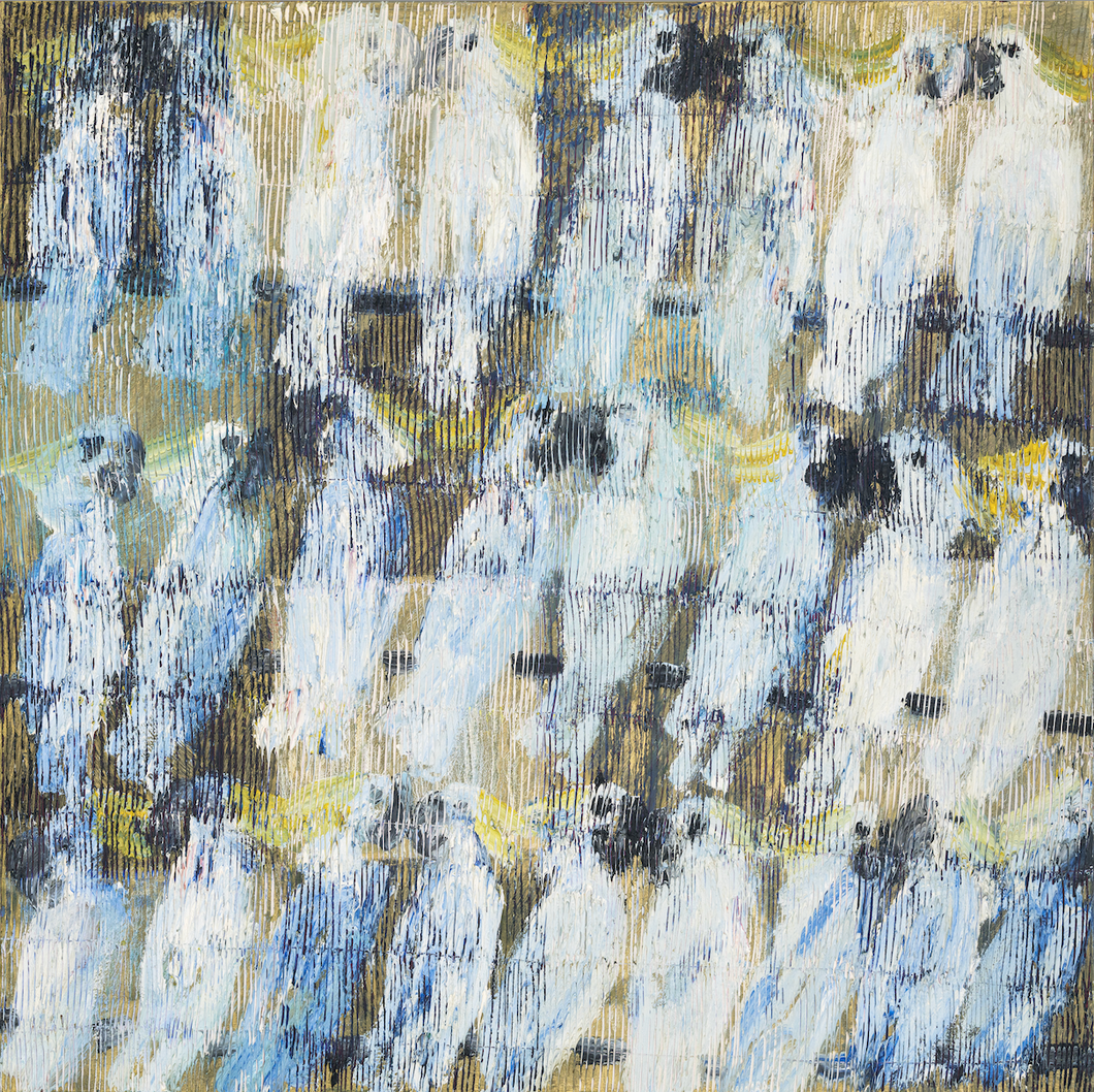 HUNT SLONEM - Cockatoo Whisper