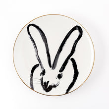 Load image into Gallery viewer, HUNT SLONEM - Rabbit Run Dinner Plate (white)
