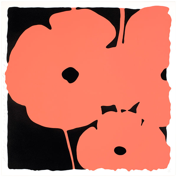 DONALD SULTAN - Poppies, June 4, 2011 (coral)