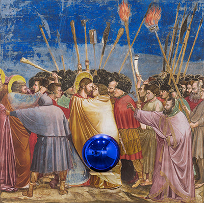 JEFF KOONS- Gazing Ball (Giotto The Kiss of Judas), 2021